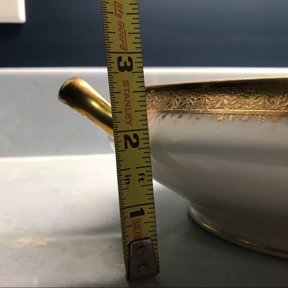 Limoges Antique Covered Porcelain Server - Picture 5 of 5